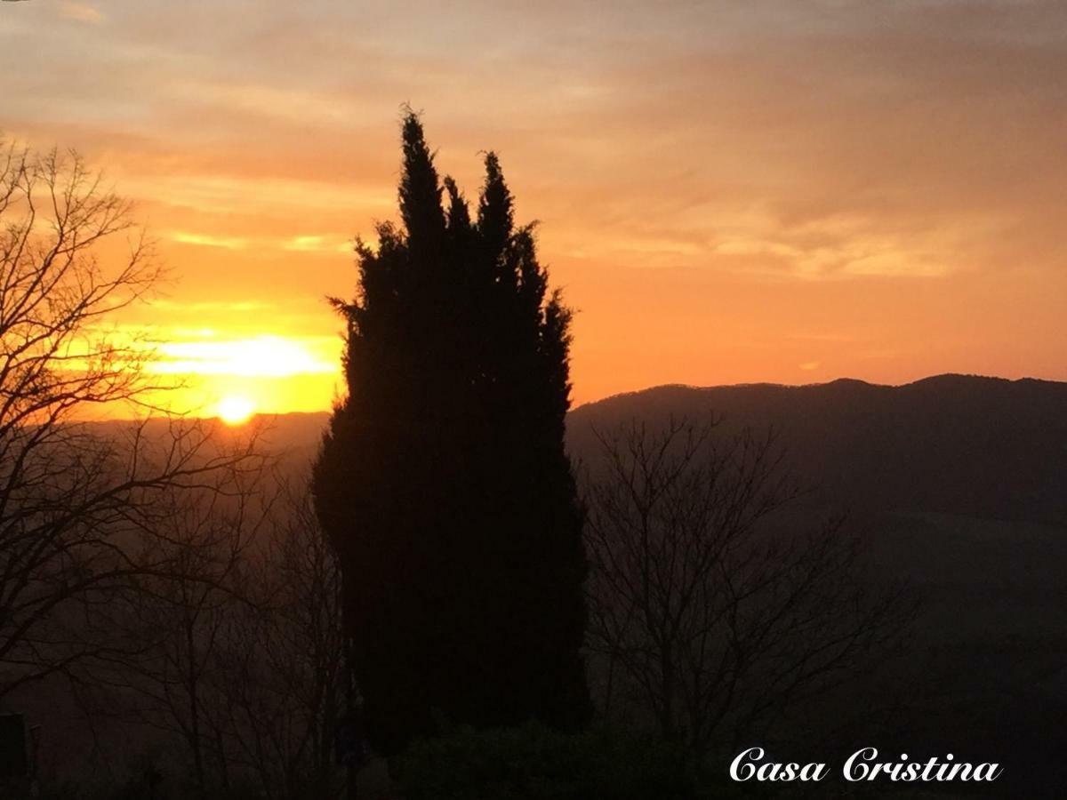 Casa Cristina Daire Radicondoli Dış mekan fotoğraf